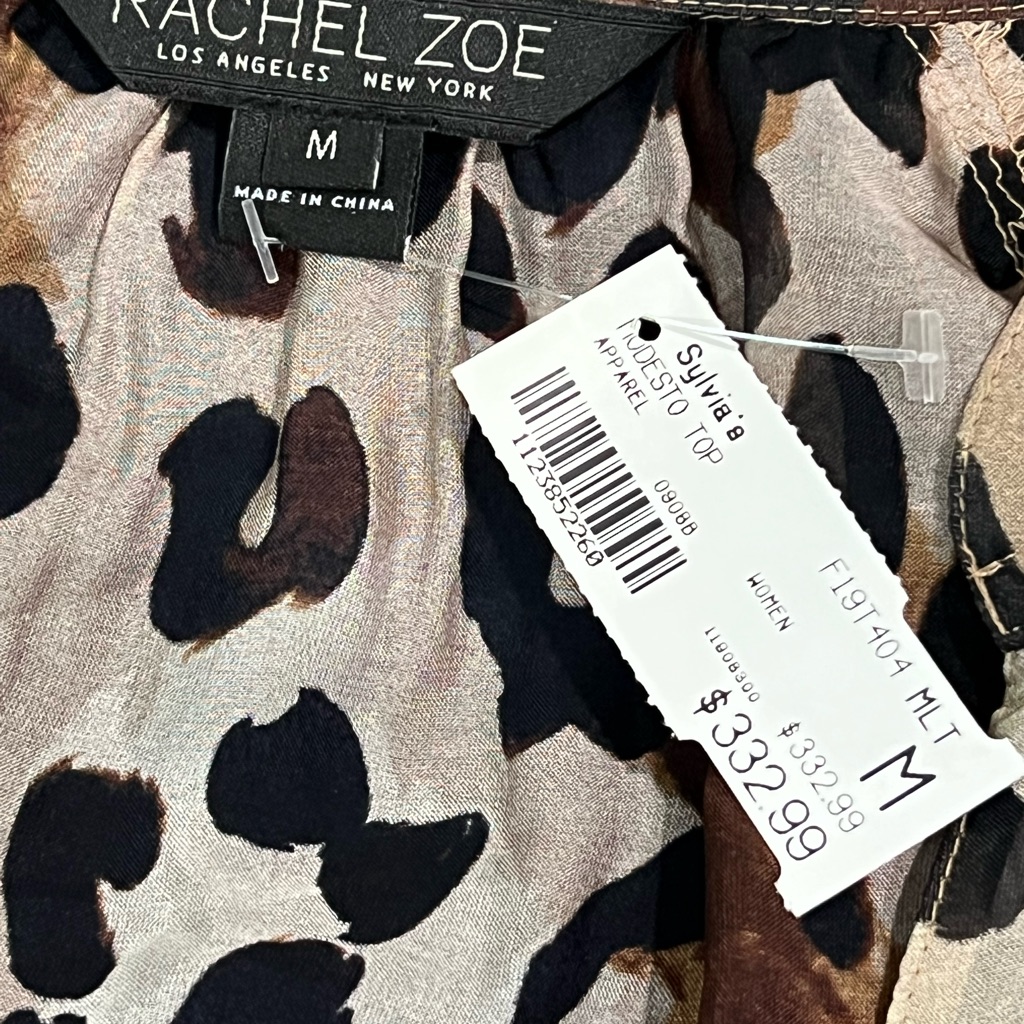 Nwt Rachel Zoe Size Medium In Animal Print